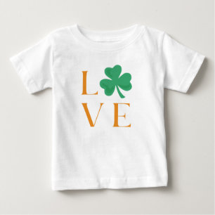 Irish Kärlek Grönt and Orange Tee for Spädbarn