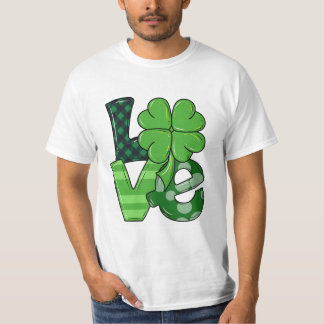 Irish Kärlek Patrick's Day Shamrock Grönt Play T Shirt