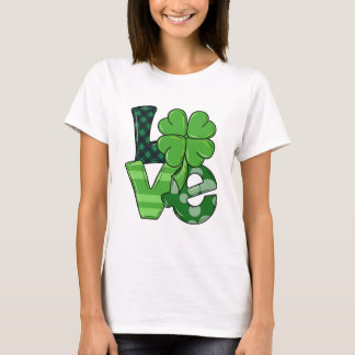 Irish Kärlek St. Patrick's Day Shamrock Grönt Play T Shirt