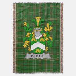 Irish Kildahl Jackar om Arm Family Crest Ireland Filt