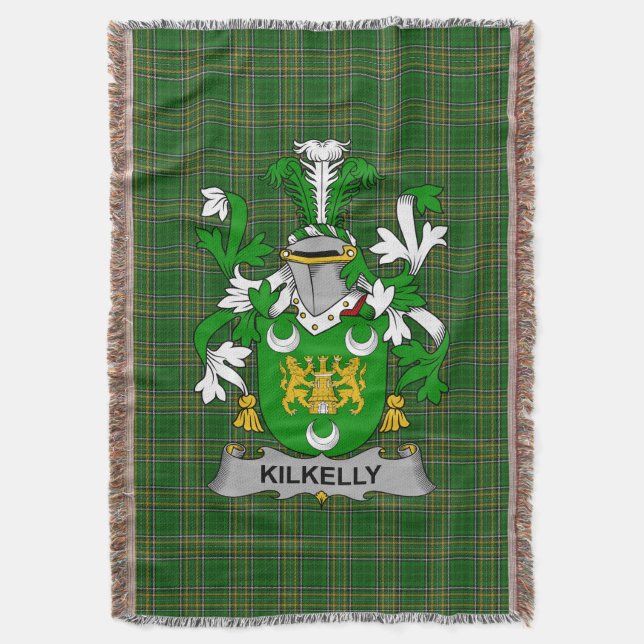 Irish Kilkelly eller Killikelly Jackar av Arm Fami Filt (Framsidan Vertikal)
