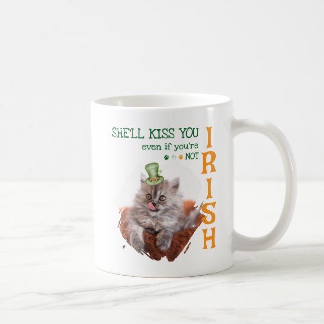 Irish Kiss Cat Coffee Mugg (Höger)