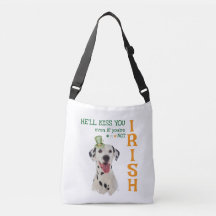 Irish Kiss Hund Crossbody Bag