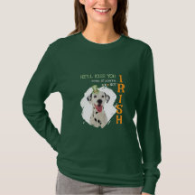 Irish Kiss Hund T-Shirt
