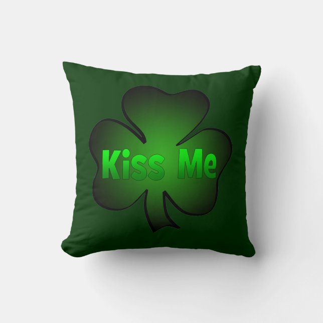 Irish Kiss Me Pillow Kudde (Framsida)