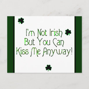 Irish kiss vykort