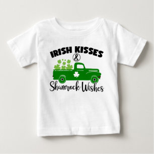 Irish Kisses & Shamrock Önskemål T Shirt