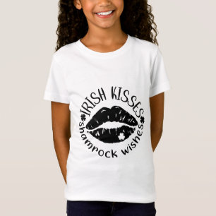 Irish Kisses & Shamrock Önskemål T Shirt