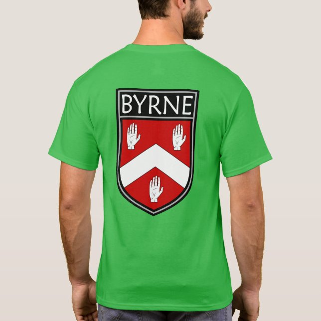 Irish Klan Vapensköld - Byrne T-Shirt (Baksida)