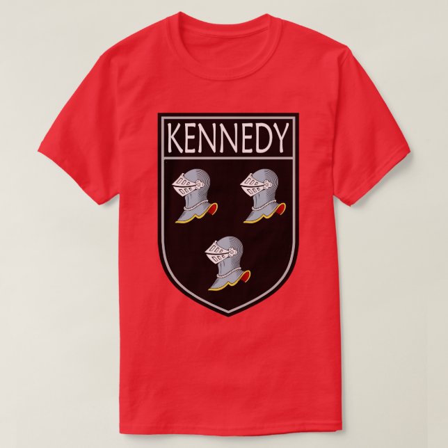 Irish Klan Vapensköld Kennedy T Shirt (Design framsida)