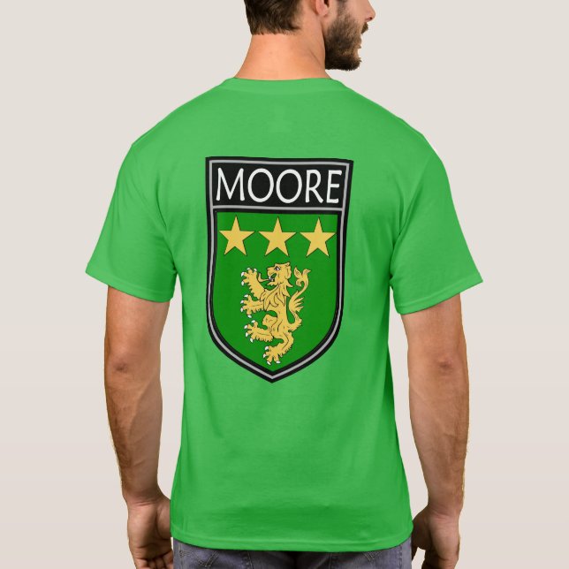 Irish Klan Vapensköld - Moore T Shirt (Baksida)