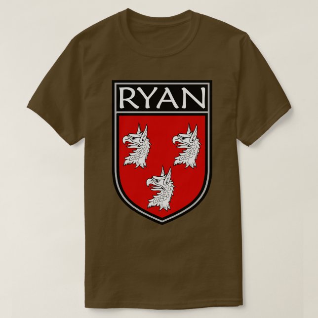 Irish Klan Vapensköld Ryan T Shirt (Design framsida)