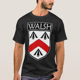 Irish Klan Vapensköld Walsh T Shirt