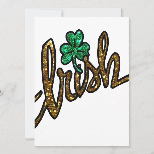 Irish klöver shamrock (Framsida)