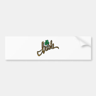 Irish klöver shamrock bildekal