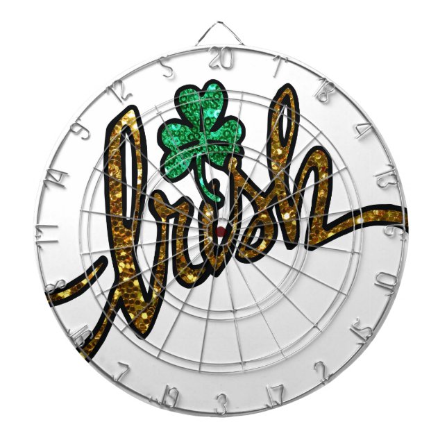 Irish klöver shamrock piltavla (Framsidan)