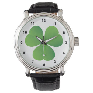 Irish klöver St. Patrick Day anpassningsbar Armbandsur
