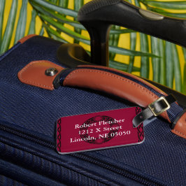 Irish Knot Design Luggage Tag Bagagebricka