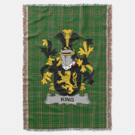 Irish Kung Jackar Arm Family Crest Ireland Filt