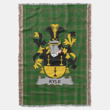 Irish Kyle Jackar om Arm Family Crest Ireland