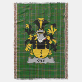Irish Kyle Jackar om Arm Family Crest Ireland Filt