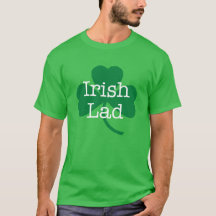 Irish Lad, Grönt Shamrock St. Paddy's Day