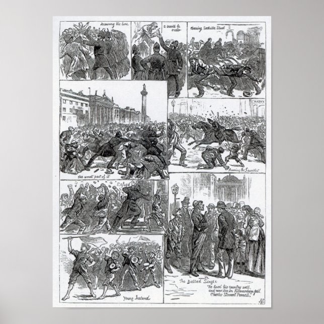 Irish Land League Agitation Poster (Framsidan)
