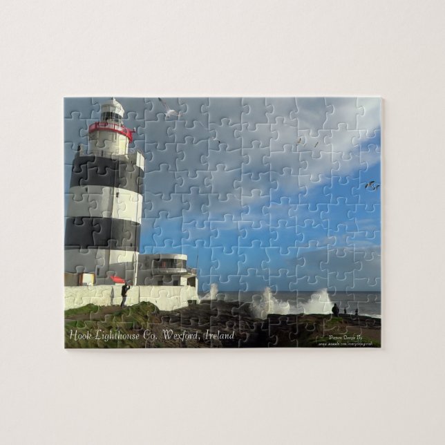 Irish landmark Image Photo-Puzzle with-Gift-Box Pussel (Horisontell)