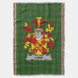Irish Lane Jackar om Arm Family Crest Ireland Filt
