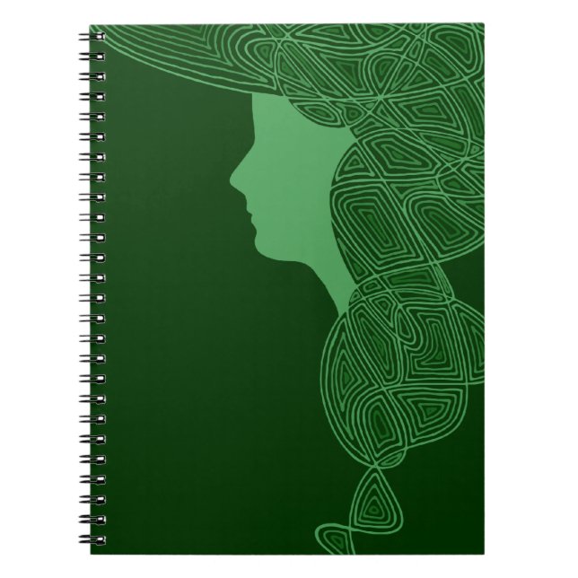 Irish Lass Anteckningsbok (Framsidan)