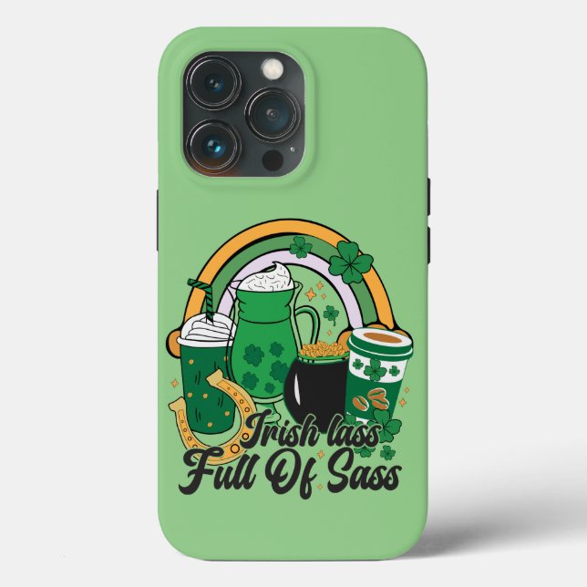Irish Lass Fullt of Sass - Cheeky St. Patrick's Da (Baksida )