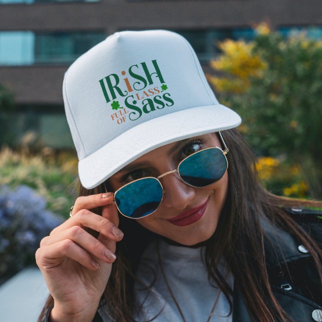 Irish Lass Fullt of Sass Funny St patrick's day Keps (Skapare uppladdad)