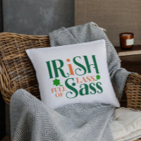 Irish Lass Fullt of Sass Funny St patrick's day