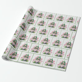 Irish Leprechaun in Garden Presentpapper
