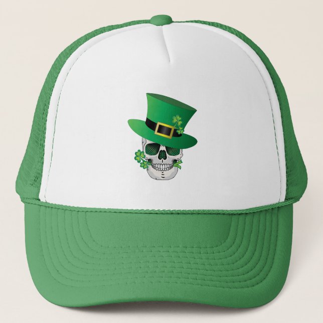 Irish Leprechaun Skull Keps (Framsida)