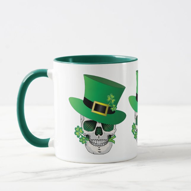 Irish Leprechaun Skull Mugg (Vänster)