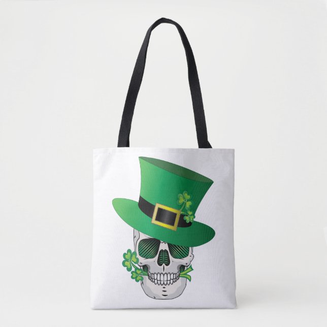 Irish Leprechaun Skull Tygkasse (Framsida)