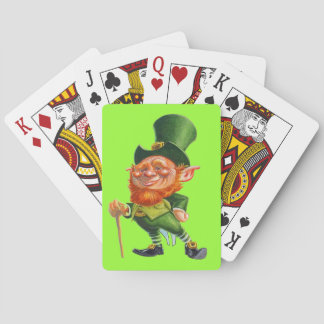IRISH LEPRECHAUN-spelkort Casinokort