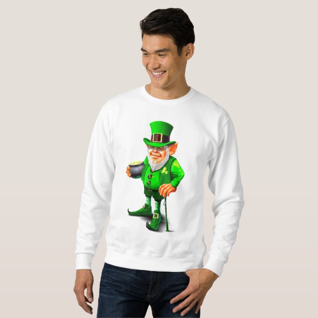 IRISH LEPRECHAUN sweatshirt (Hel framsida)
