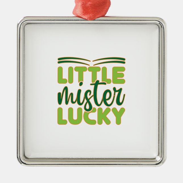 Irish Litle Mister Lucky Julgransprydnad Metall (Framsidan)