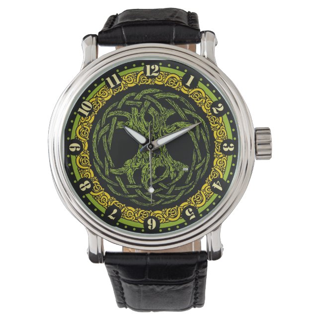 Irish Livets träd Watch Armbandsur (Framsida)