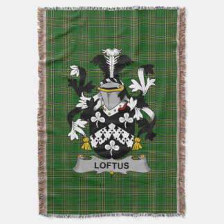 Irish Loftus Jackar av Arm Family Crest Ireland Filt