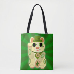 Irish Lucky Cat Mashup Tygkasse