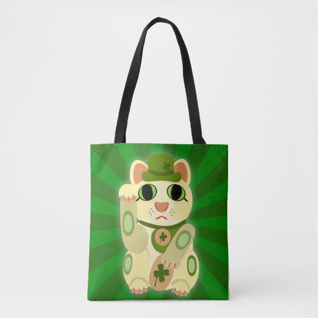 Irish Lucky Cat Mashup Tygkasse (Framsida)