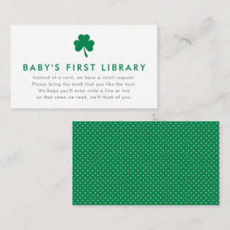 Irish Lucky Charm Bokar för Baby First Bibliotek Tilläggskort