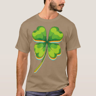 Irish Lucky Four Löv Saint Patricks Day Klöver Sh T Shirt