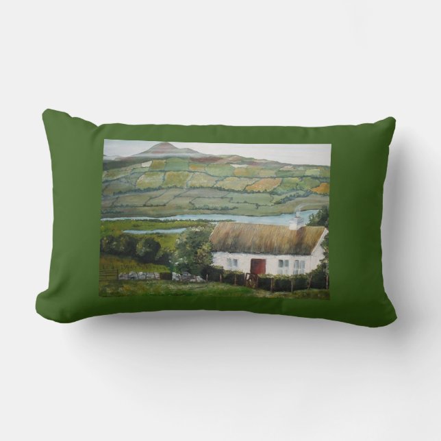 Irish Lumbar Dekorativ kudde Ireland Cottage (Framsida)