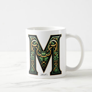 Irish M Monogram Coffee Mug Kaffemugg