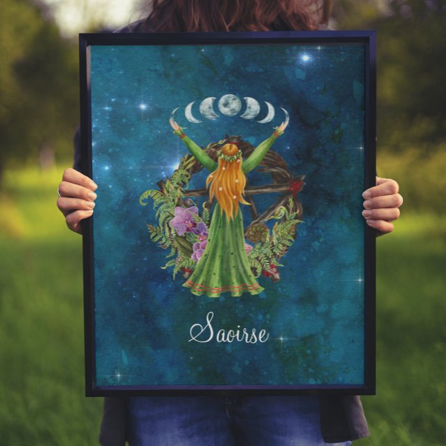 Irish Måne Goddess Poster (Skapare uppladdad)