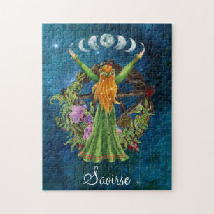 Irish Måne Goddess Pussel